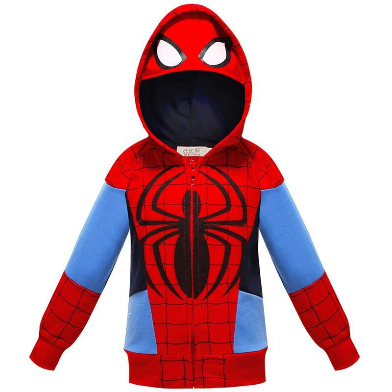 Marvel Pull Spiderman Enfant Sweat à Capuche Enfant Sweat Enfant