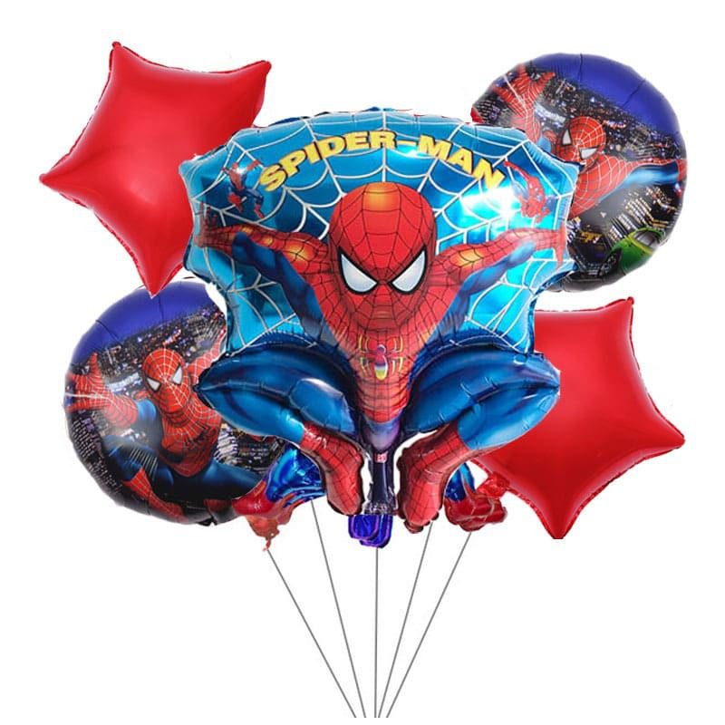 Ballon Spiderman Rouge & Bleu Anniversaire