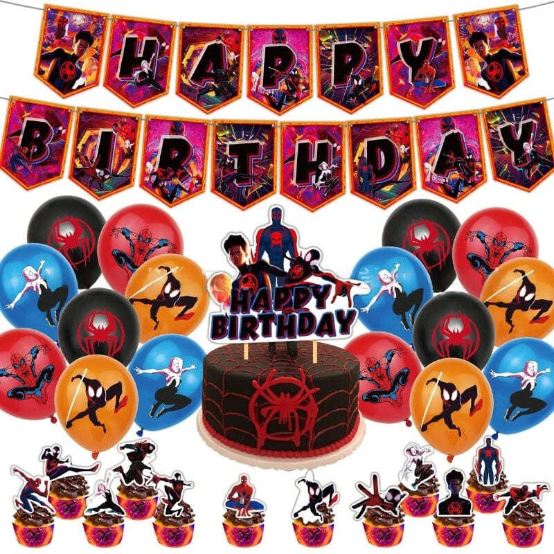 Décoration anniversaire Spider-Man